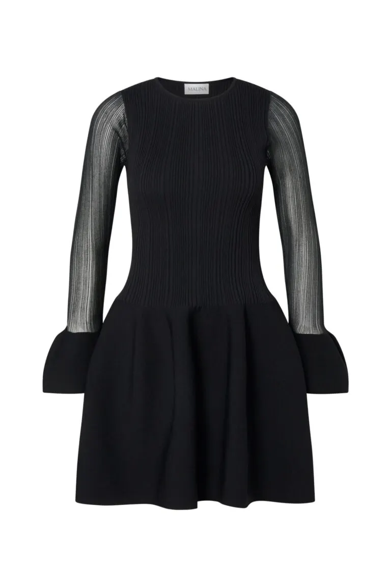 Elona Mini Dress - Sort