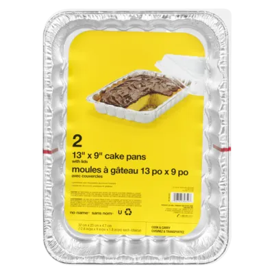 Cake Pans with Lids, 13x9"