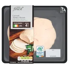 Tesco Finest Carved Turkey Breast 120G
