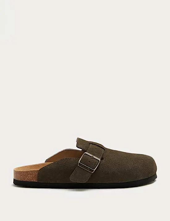 Suede Corkbed Mule