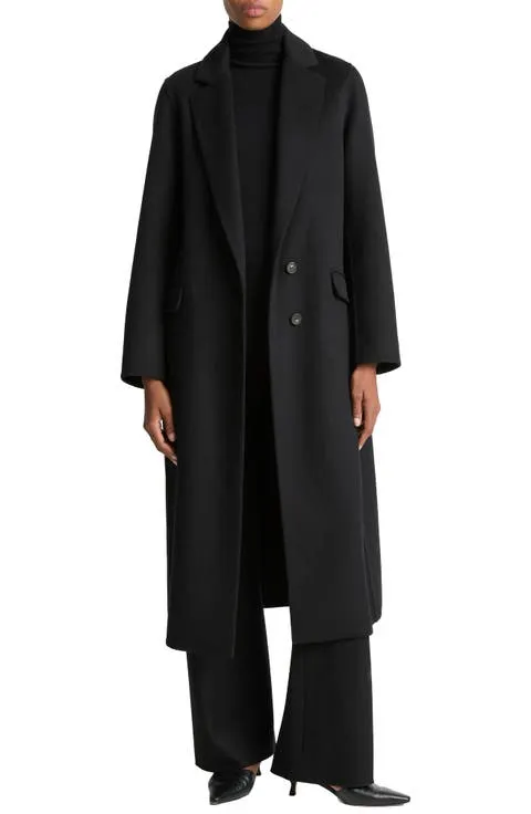 Vince Classic Wool Blend Coat
