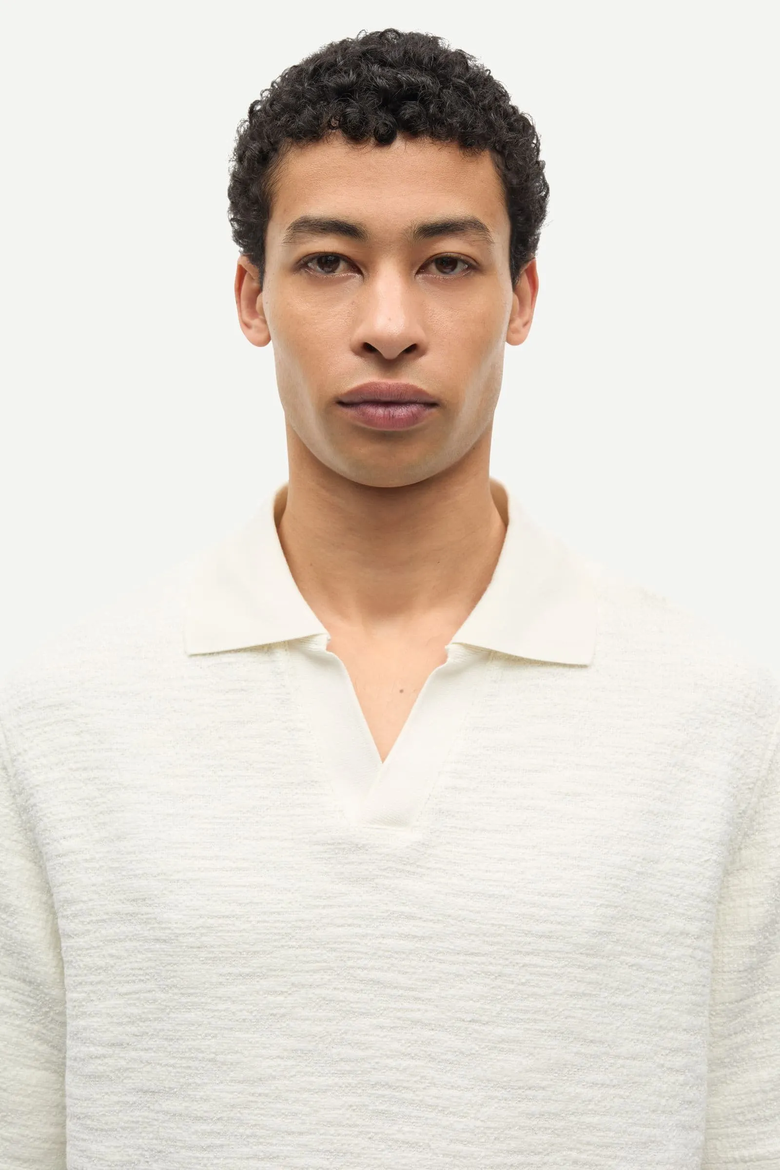 SAMAC V-NECK POLO 15974