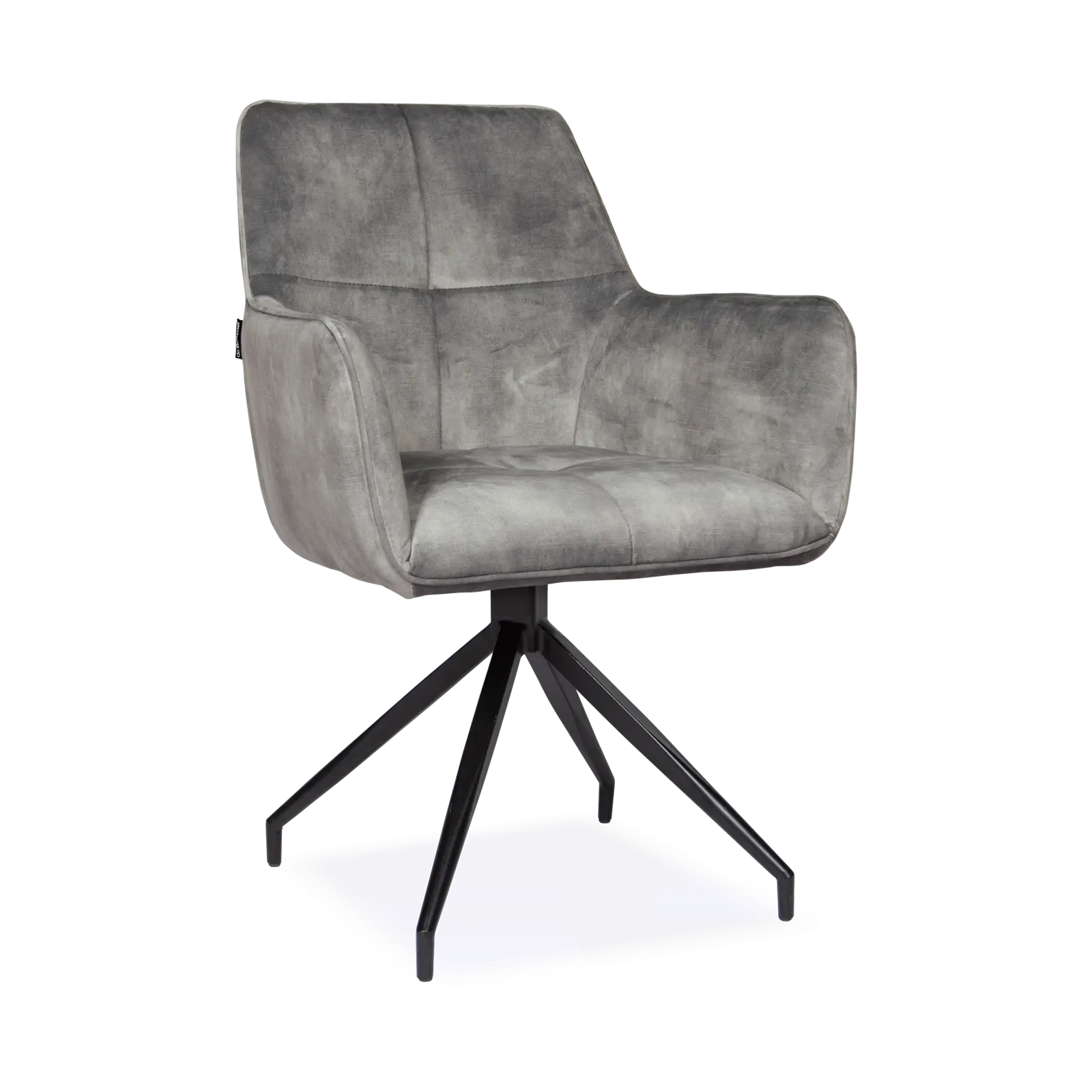 Armstoel Maxime (sale) - Velvet Adore Steel (OP=OP)