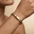 Armband in edelstaal met zirkonia