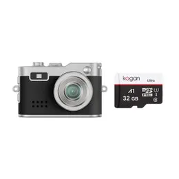 Kogan Mini Keychain Digital Camera with 32GB Micro SD Card (Black)