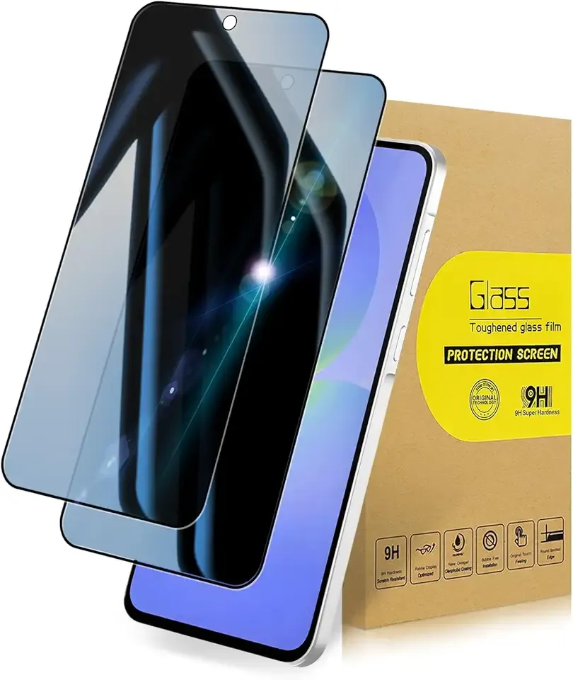 2 Pack New Privacy Screen Protector for Samsung Galaxy A36|Anti-Spy Tempered Glass Anti-Scratch, 9H Hardness & Easy Installation