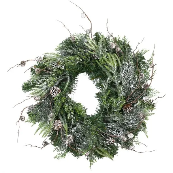 Our Nordic Christmas 31RAGW61 Rago Wreath Nature Green - Ø61 cm