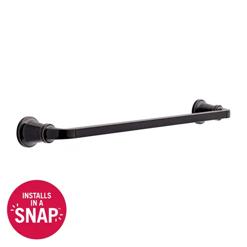 Delta® Geist Oil Rubbed Bronze 18" Towel Bar