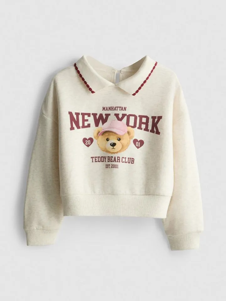 1–9 ans | Pull en coton majoritaire à col