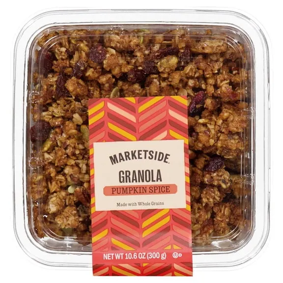 Marketside Pumpkin Spice Granola, 10.6 oz $4.97 46.9 ¢/oz