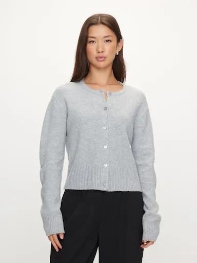 Cleo Deep Hem Long Sleeve Cardi