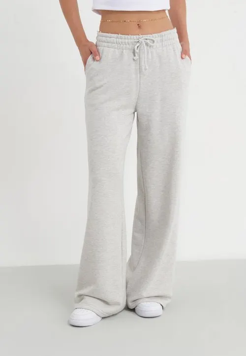 Joggebukse - mottled light grey