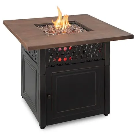 Endless Summer Donovan LP Gas Outdoor Fire Pit with Dual Heat Technology