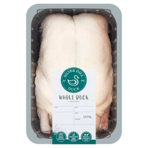 Silver Hill Whole Duck (2.2 kg) Open Product Description