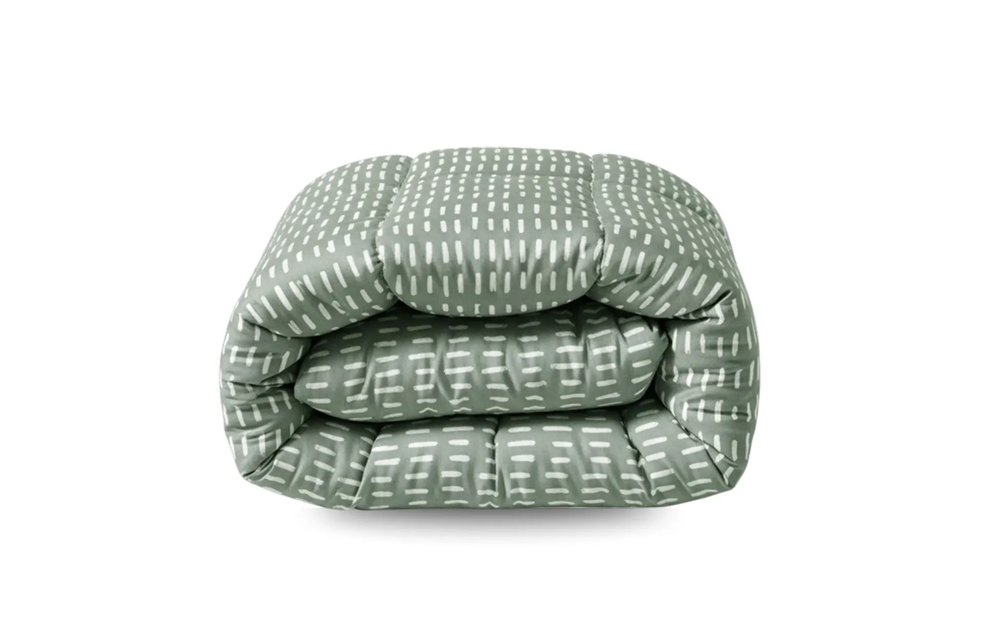 Zelesta Wonderbed Olive Stitches - Dekbed zonder overtrek