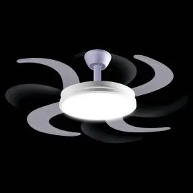 Ventilatore da soffitto con pale a scomparsa Ø 108 cm, Kooper