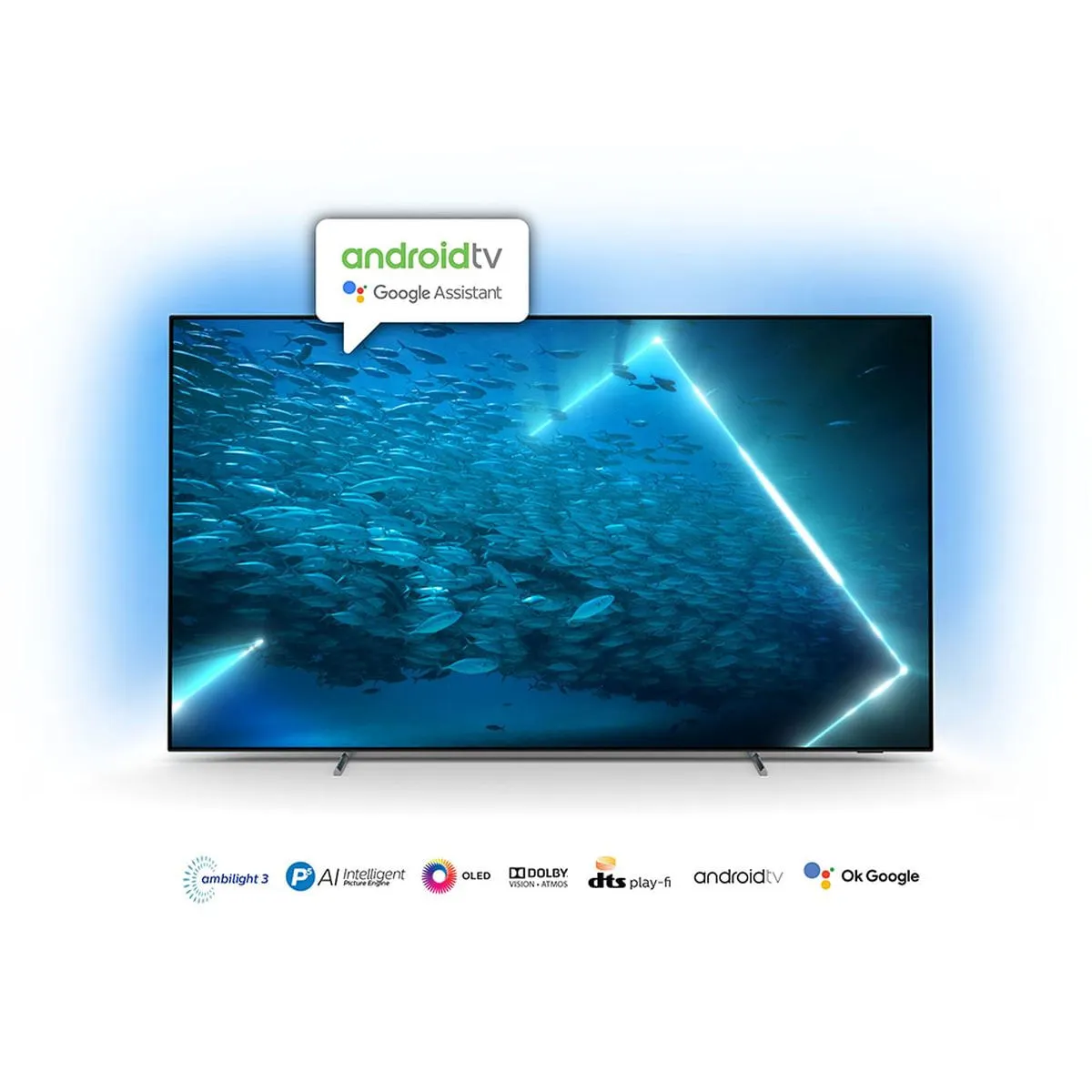 Smart TV Philips 65\'\' OLED 4K Ambilight OLED707/77