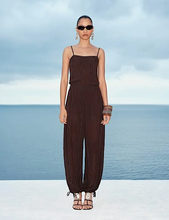 Embellished Balloon Trousers