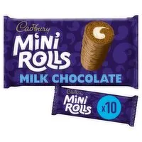 Cadbury Chocolate Mini Rolls 10 Pack (265 g) Open Product Description
