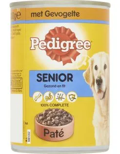 Pedigree Blik Senior - Hondenvoer - Kip 400 g
