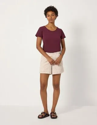 Pantaloncini - Regular Fit - Beige