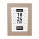 Cadre photo ZOÉ marron 18x24cm