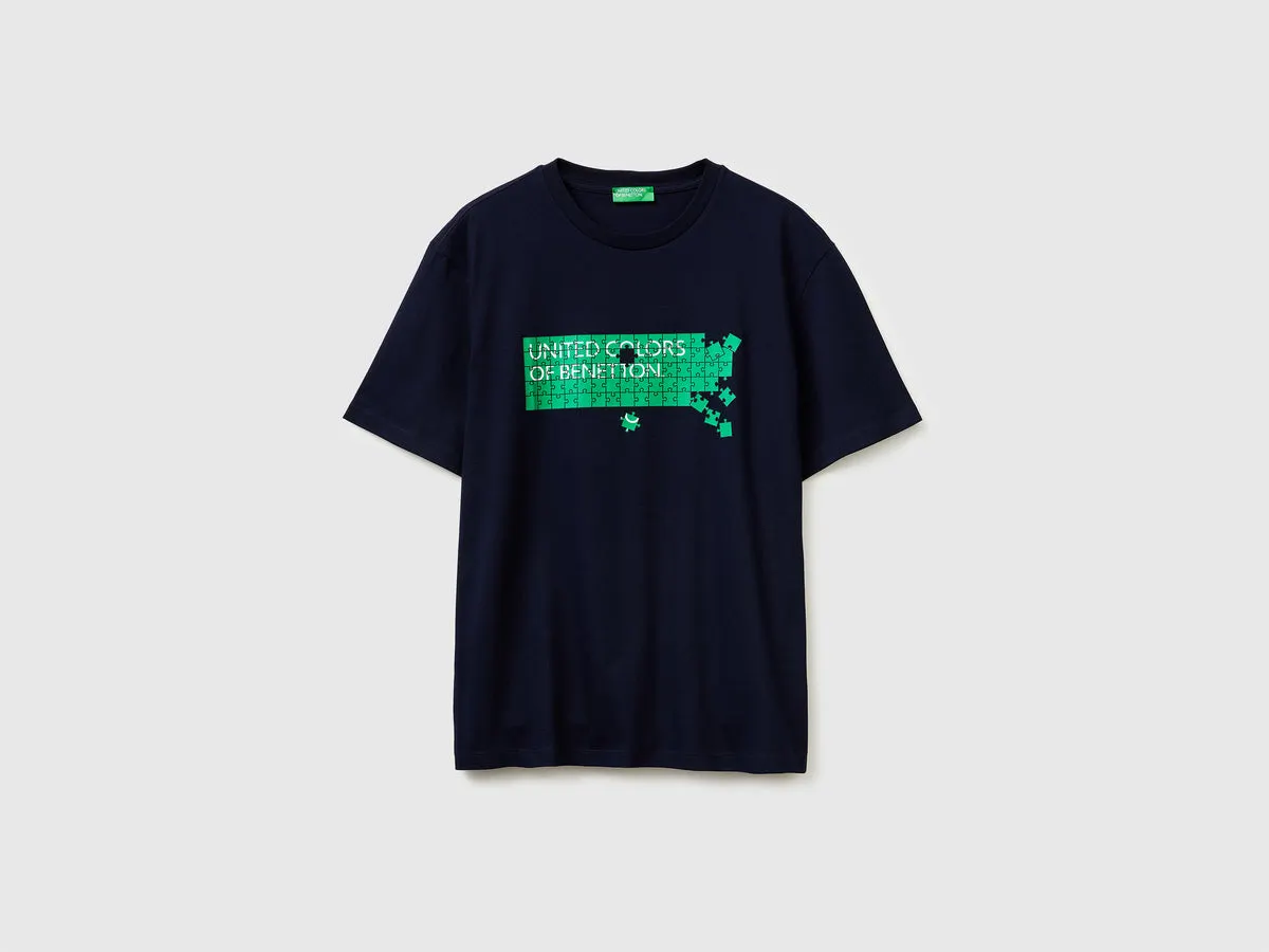 Cotton t-shirt with logo