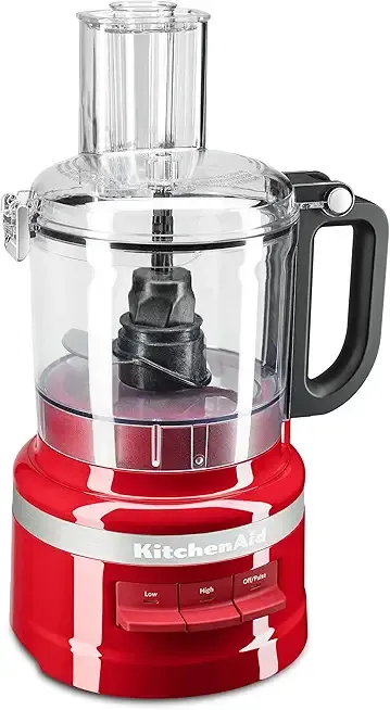 KitchenAid KFP0718ER 7-Cup Food Processor Chop, Puree, Shred and Slice - Empire Red