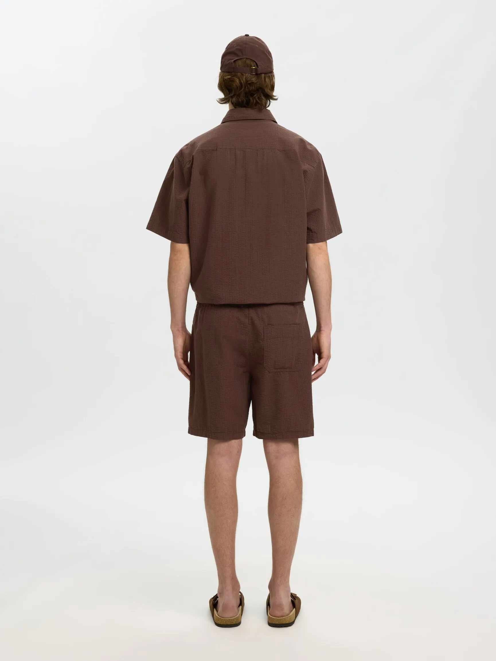 REGULAR FIT KRETONG SHORTS