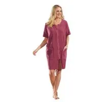 Frottierkleid mit Reißverschluss