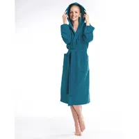 Kapuzen- Bademantel für Damen