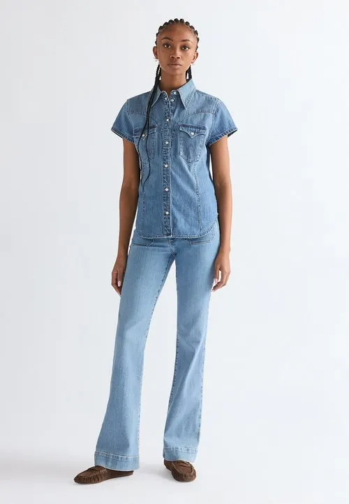 FLARE - Flared jeans - velvet sky