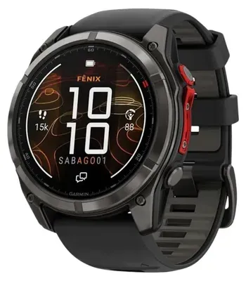 Garmin Fenix 8 51 Mm Microled Sapphire Smartwatch Schwarz 8/51 mm Schwarz 8/51 mm
