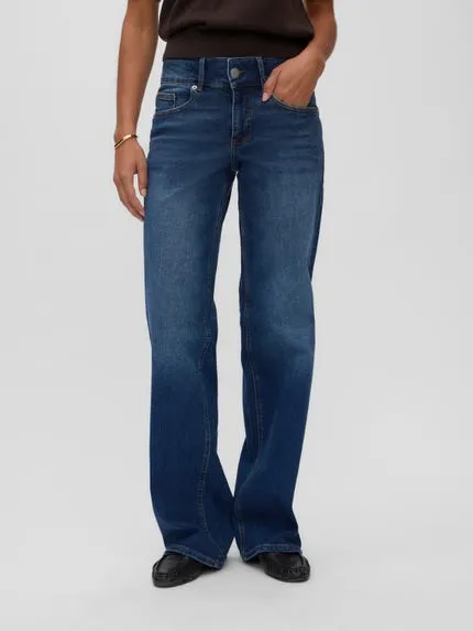 VMRIVER-STRETCH Middels høyt snitt Wide Leg Fit Jeans