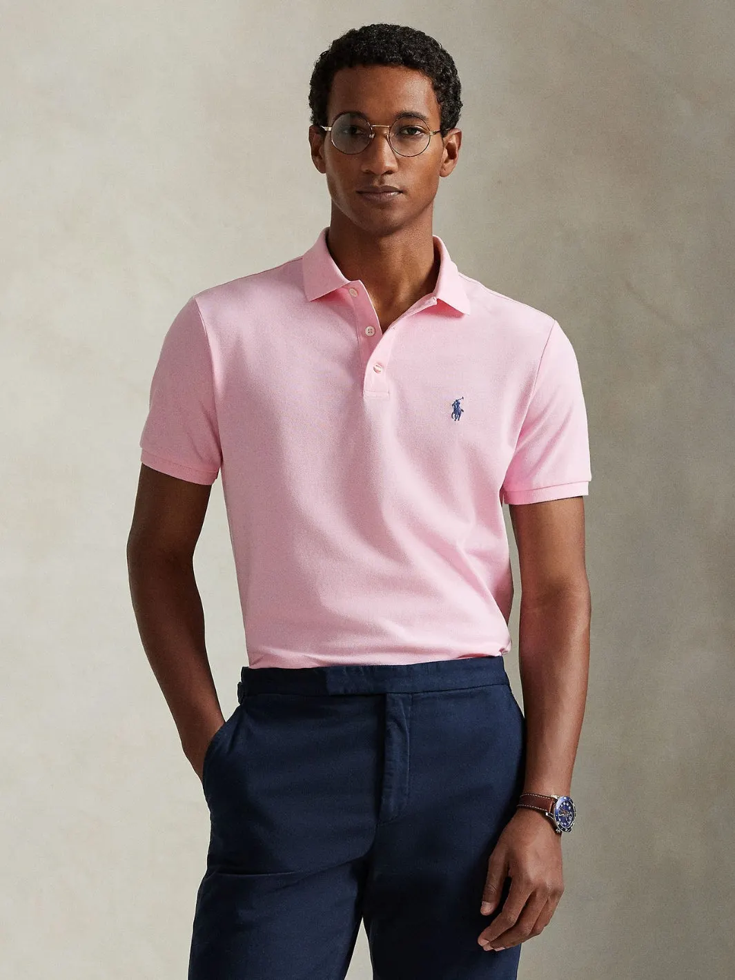 STRETCH MESH POLO SHIRT