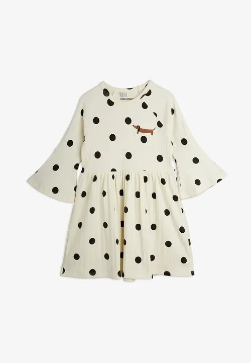 DOG TRUMPET SLEEVE - Kjole - offwhite