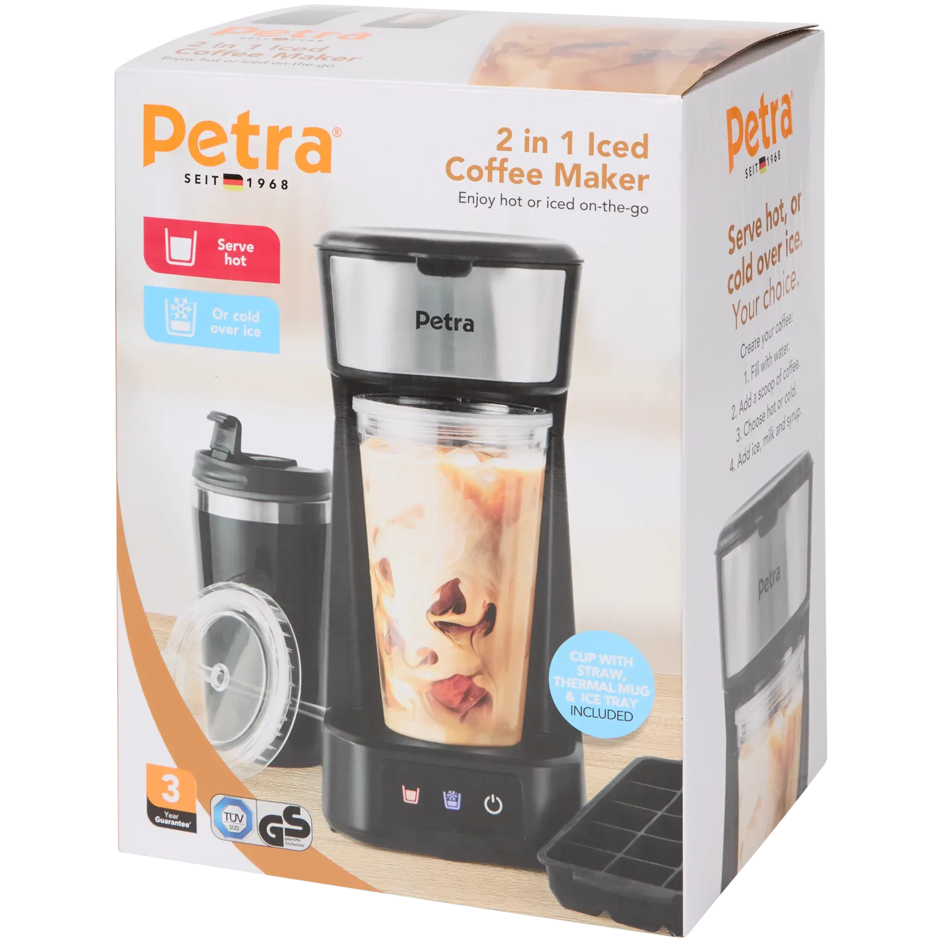 Macchina per caffè freddo 2 in 1 Petra