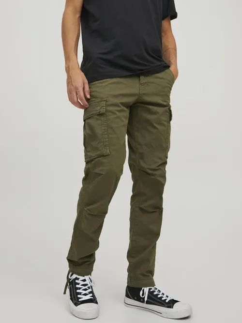 JPSTACE JJTUCKER AMA TAPERED FIT - Cargobukse - Green
