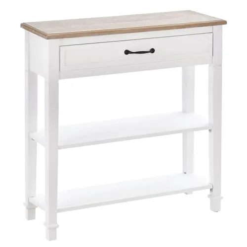 Console Table, Entryway Table with Drawer and 2 Shelves