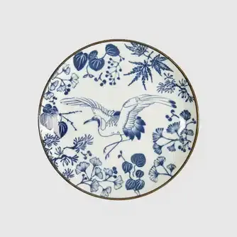 Tokyo Design Flora Japonica Plate 25cm Crane