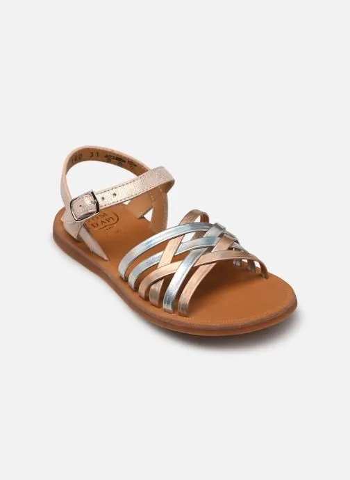 Sandalen PLAGETTE LUX meisjes roze