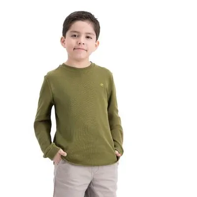 Playera Hummo Kids Niño Lisa Manga Larga