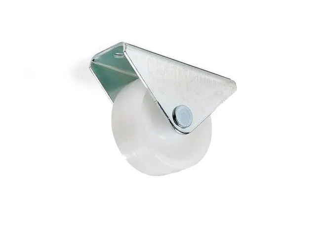 HJUL 40MM ELFORSINKET/HVIT PLAST FAST
