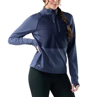 Polaire Active avec demi-fermeture à glissière pour femme