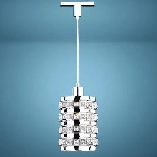 Patriot Lighting® Weber Chrome 1-Light Track Lighting Pendant