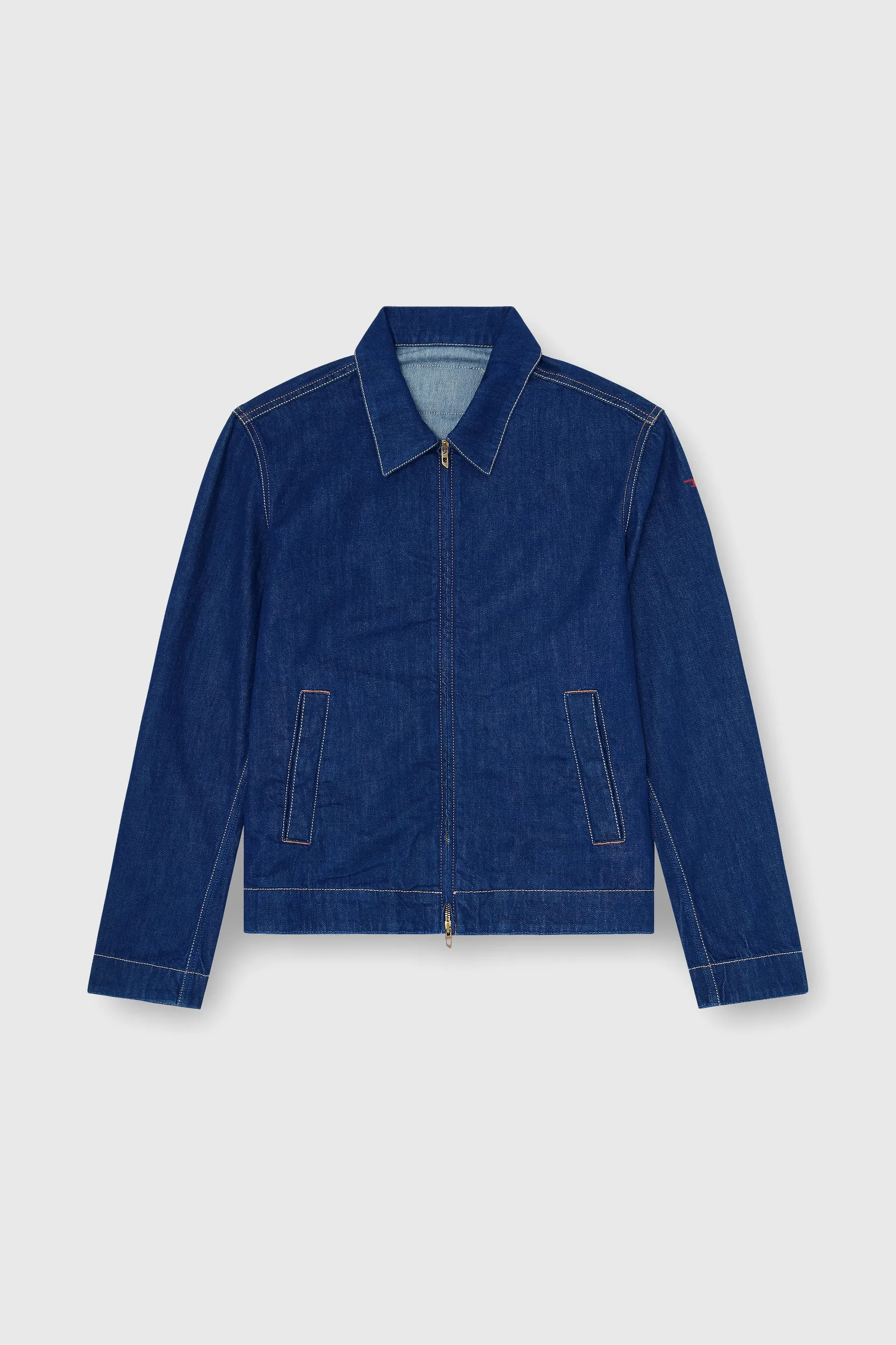 Coach jacket in rinse denim