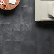 Carrelage de sol intérieur "Anatole" gris anthracite - l. 61 x L. 61 cm - Cooke and Lewis