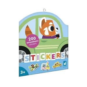 Pochette de 200 stickers Véhicules
