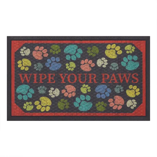 Multy Home 18" x 29" Paws Door Mat