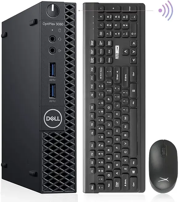 Dell Mini PC Windows 11 Micro Computer OptiPlex 3060 Desktop,i7-8700T 32GB Ram 1TB M.2 NVMe M.2 SSD,AX210 Built-WiFi 6E,HDMI Dual Monitor Support,Wireless Keyboard Mouse (Renewed)